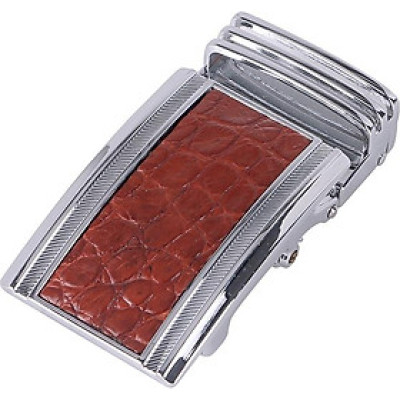 Đầu Khóa Da Cá Sấu 4 Phân Đầu Trắng Huy Hoàng HT9220 - Nâu Đỏ