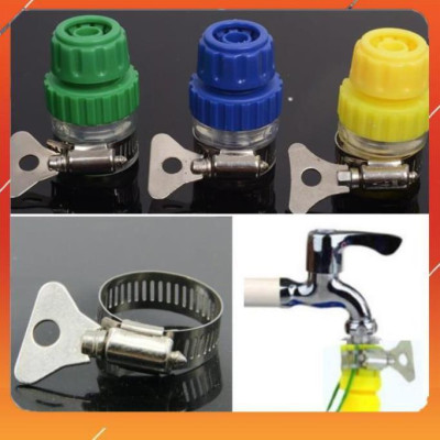 Vòi Xịt️Evoucher Bộ dây vòi xịt nước rửa xe, tưới cây , tăng áp 3 lần, loại 7m, 10m 206236 đầu đồng,đai, nối vòi,