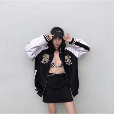 Áo khoác dù bomber RỒNG ️️Nam nữ unisex