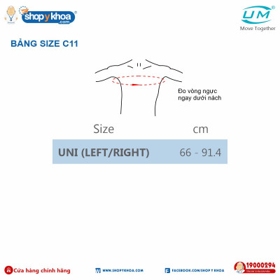 Đai cố định khớp vai United Medicare (C11)