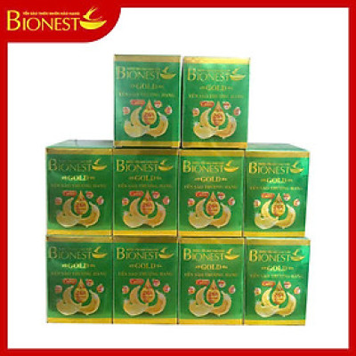 Bộ 10 Yến sào Bionest Gold cao cấp 26%