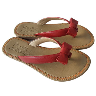 Dép xỏ ngón nữ da bò thật BIGGBEN cao cấp DXN37