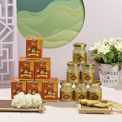 Yến Sào Chưng Nhân Sâm Nhân Việt 30% Yến Nguyên Chất Hũ 70ml