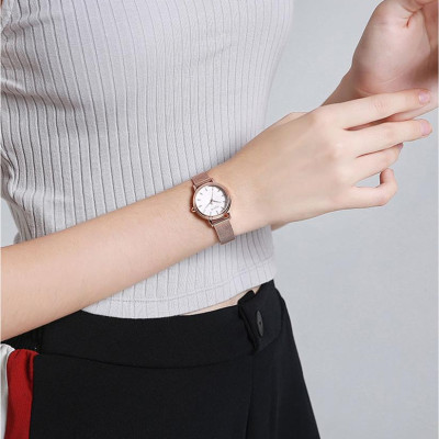 Đồng hồ nữ Julius JA-1120 dây thép (nhiều màu)