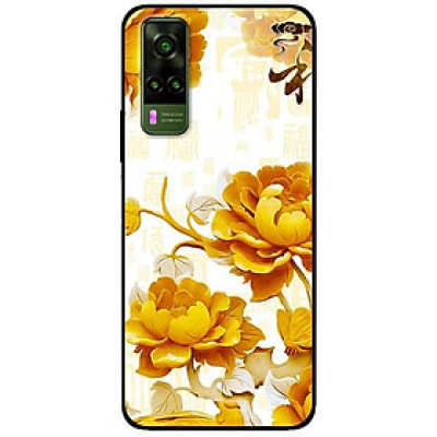 Ốp lưng dành cho Vivo Y51 (2020) - Y31 (2020) mẫu Mẫu Đơn Vàng
