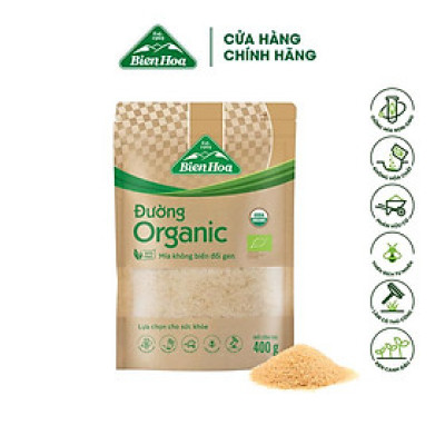 Đường Biên Hòa Organic túi 400gr/túi