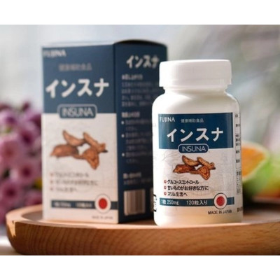 Viên Uống Hỗ Trợ Tiểu Đường Insuna Fujina Nhật Bản 120 Viên Giúp Ổn Định Đường Huyết, Ngăn Ngừa Biến Chứng Tiểu Đường