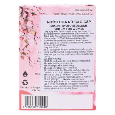 Nước Hoa Nữ Kyoto Blossoms Misumi L01 (55ml)