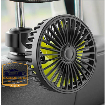 Quạt Ô Tô Điện Cho Ghế Sau Quạt Ghế Sau Ô Tô Tiện Dụng Với 3 Tốc Độ Gió - Hàng Chính Hãng