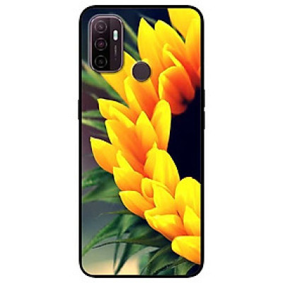 Ốp lưng dành cho Oppo A53 mẫu Hoa Nửa Đóa