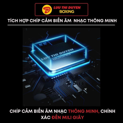 Máy đấm boxing theo nhạc Lừu Thị Duyên Boxing - Cảm biến âm nhạc - Phiên bản Premium