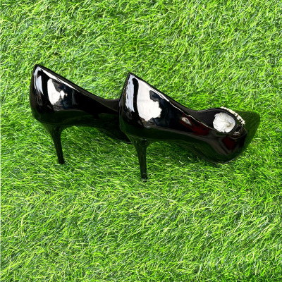 Giày cao gót TRường Hải màu đen, hồng CG125 - 7cm da bóng