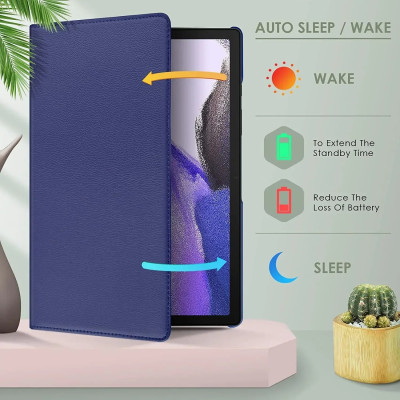 Case bao da chống sốc xoay 360 độ cho Samsung Galaxy Tab S9 / S9 Plus / S9 Ultra hiệu HOTCASE (thiết kế siêu mỏng hỗ trợ Smartsleep, gập nhiều tư thế, tản nhiệt tốt) - hàng nhập khẩu