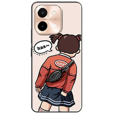 Ốp lưng cho Vivo Y03 - Y03T - Y18 - Y18S - Y18T - Y27 5G - Y28 4G - Y36 - Hình Cặp Áo Cam Đỏ 1 - Hàng Chính Hãng