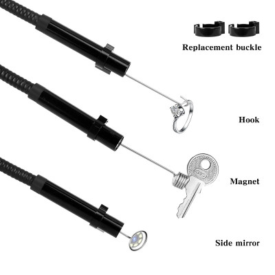 Camera Nội Soi Công Nghiệp Màn Hình Cầm Tay 4,3 inch 8mm 2.0mp Cáp Mềm Với Pin 18650mAh P30 - Hàng Nhập Khẩu