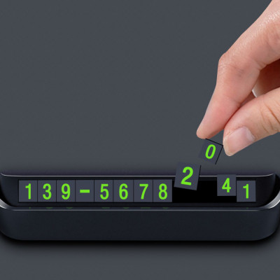 Bảng để lại số điện thoại trên ô tô khi đỗ xe