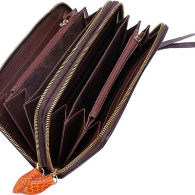 Ví Nữ Huy Hoàng HT3212 (22 x 11 cm) - Nâu