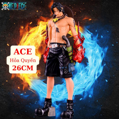 Mô Hình ACE Hỏa Quyền 26CM Mô hình One Piece Cao Cấp, Figure Mô Hình Anmie One Piece Luffy Vua Hải Tặc
