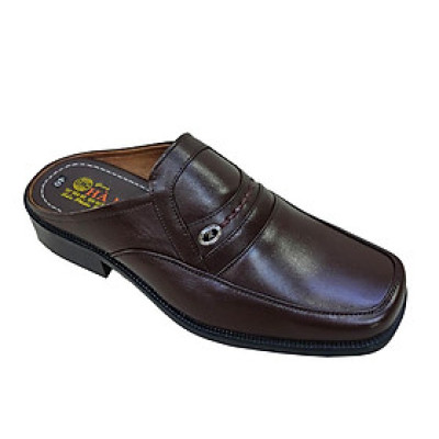 Dép Bít Mũi Nam Da Bò Thật TiTi ĐÔ Cao Cấp GSB20135