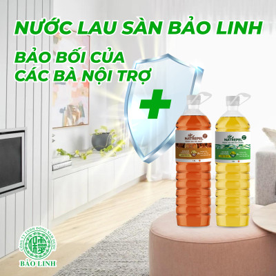 Nước lau sàn Hương Quế 1500ml - 100% từ thiên nhiên, chống côn trùng, mùi hương thơm ngát, thoải mái, dễ chịu, thư giãn .
