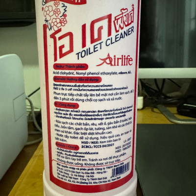 Nước Tẩy Rửa Bồn Cầu Okay Pink Toilet Cleaner Thái Lan 960ml siêu mạnh, siêu rẻ...