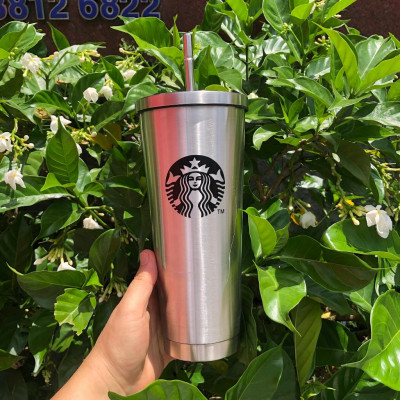 Cốc giữ nhiệt 750ml nhiều mầu lõi INOX 304 kèm ống hút