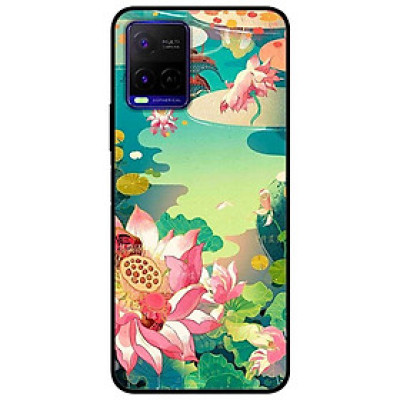 Ốp lưng dành cho Vivo Y21 - Vivo Y21s mẫu Sen Hồng