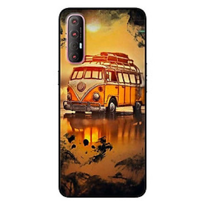 Ốp lưng dành cho Oppo Reno 3 Pro mẫu Xe Hoàng Hôn