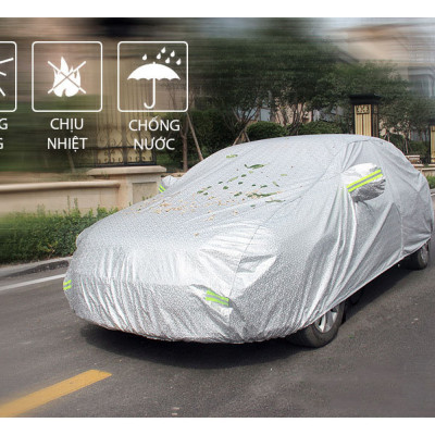 Bạt Phủ Ô Tô Tráng Nhôm Phủ Nano Chống Nắng, Bạt Trùm Xe Hơi Cách Nhiệt Cao Cấp, Hàng Chính Hãng