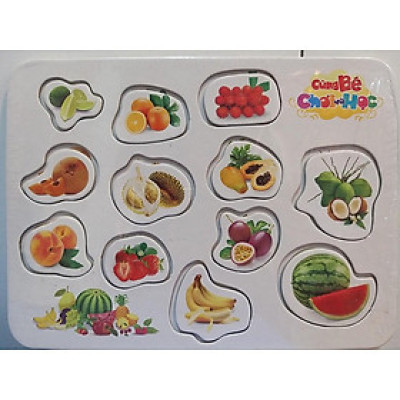 Sách - Cùng Bé Chơi Và Học - Chủ Đề Trái Cây - Huy Hoàng Bookstore