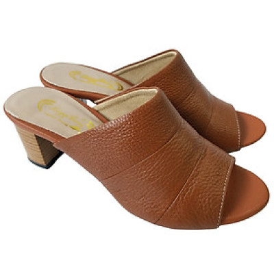 Dép Cao Gót Nữ BIGGBEN Da Bò Cao 5 Phân DCG78