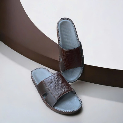 DÉP QUAI NGANG CHẤT LIỆU DA BÒ VATIS VA2046 | KHÂU ĐẾ CHẮC CHẮN