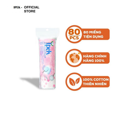 Bông tẩy trang Ipek 80 miếng