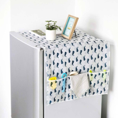 Tấm vải  phủ  tủ lạnh  siêu bền ,chống thấm ,chống bụi có túi đựng 2 bên ,hoa văn trang nhã ,màu sắc đẹp mắt ,tô điểm không gian gia đình bạn thêm sinh động ,sắc sỡ