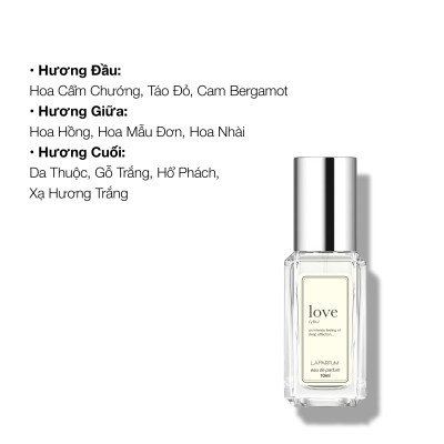 Nước hoa LÁ House Love 3ml/10ml/30ml