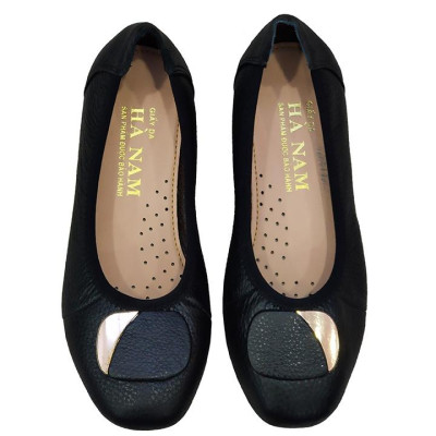 Giày Nữ Búp Bê Đế Bệt Da Bò Thật TiTi ĐÔ Cao Cấp GBBN2041d