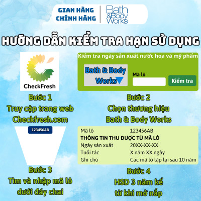 Body Mist Bath And Body Works Nam Nữ Chính Hãng Champange Toast, Xịt Thơm Body Toàn Thân Hương Nước Hoa 236ml