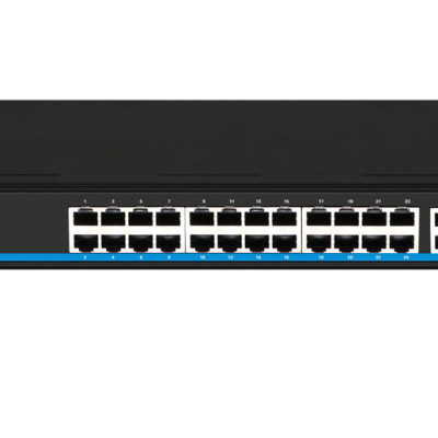 Bộ chuyển mạch 26 Port Managed Web Smart Gigabit Switch, 2 Combo Gigabit - Xmethod Network - Hàng chính hãng 