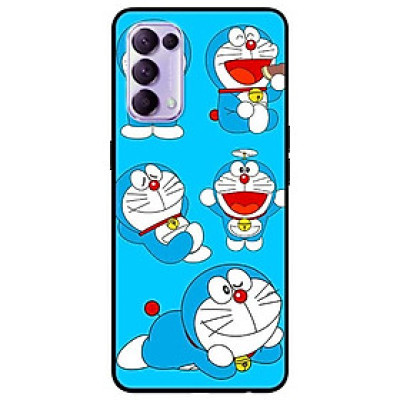 Ốp lưng dành cho Oppo Reno 5 mẫu Mèo Do Ra Mon