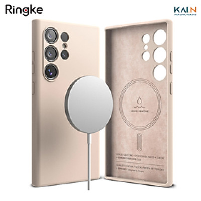 Ốp lưng Samsung Galaxy S24 Ultra/ S25 Ultra RINGKE Silicone Magnetic_ Hàng chính hãng