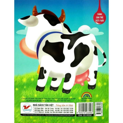 Sách - Song Ngữ - Những Câu Chuyện Về Thế Giới Loài Vật - Tớ Là Một Cô Bò - Tân Việt Books