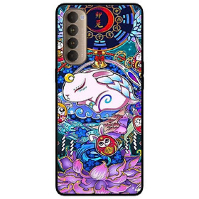 Ốp lưng dành cho Oppo Reno 4 Pro mẫu 12 Con Giáp Mẹo