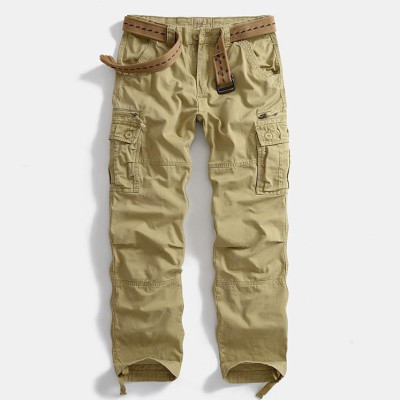 Quần dài kaki túi hộp phong cách Retro_dã ngoại