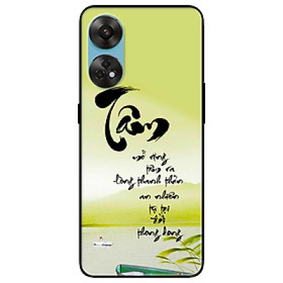 Ốp lưng dành cho Oppo Reno 8T 4G - Reno 8T 5G - Reno 10 5G - Reno 10 Pro 5G - Tâm Xanh - Hàng Chính Hãng