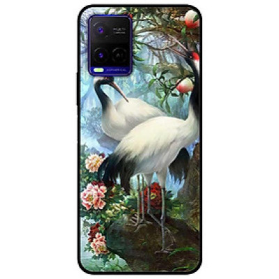 Ốp lưng dành cho Vivo Y21 - Vivo Y21s mẫu Cặp Đôi Hạc