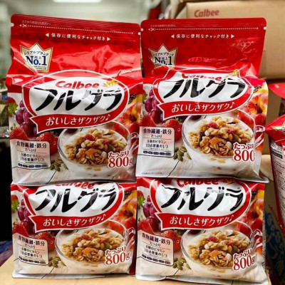 Ngũ Cốc Sấy Khô Calbee nội địa Nhật Bản 800g