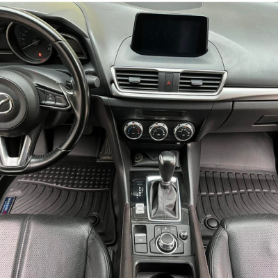 Thảm lót sàn xe ô tô Mazda 3 2019+ (sd) Nhãn hiệu Macsim chất liệu nhựa TPE cao cấp màu đen