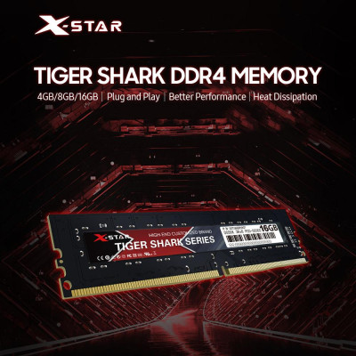 X-Star 8GB DDR4 3200MHz Desktop Memory RAM 240 Pin 1.2V/ Great Responsiveness/ Plug and Play/ for Intel/AMD Motherboards