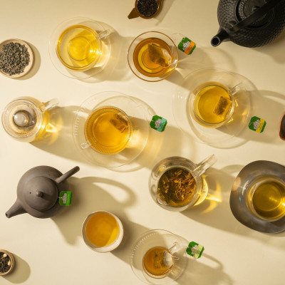 TRÀ XANH AHMAD ANH QUỐC - BỘ SƯU TẬP TRÀ XANH (40g) - Green Tea Selection - 4 loại Trà cho những người yêu thích trà Xanh