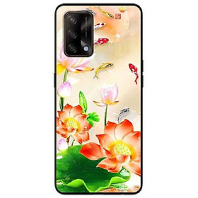 Ốp lưng dành cho Oppo A54 - A74 - A94 - mẫu Sen Nở Và Koi
